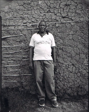 Mr Sam Karibwende - Chairman of Bwindi Coffee Farmer Cooperative - photo by Stephen Cummiskey